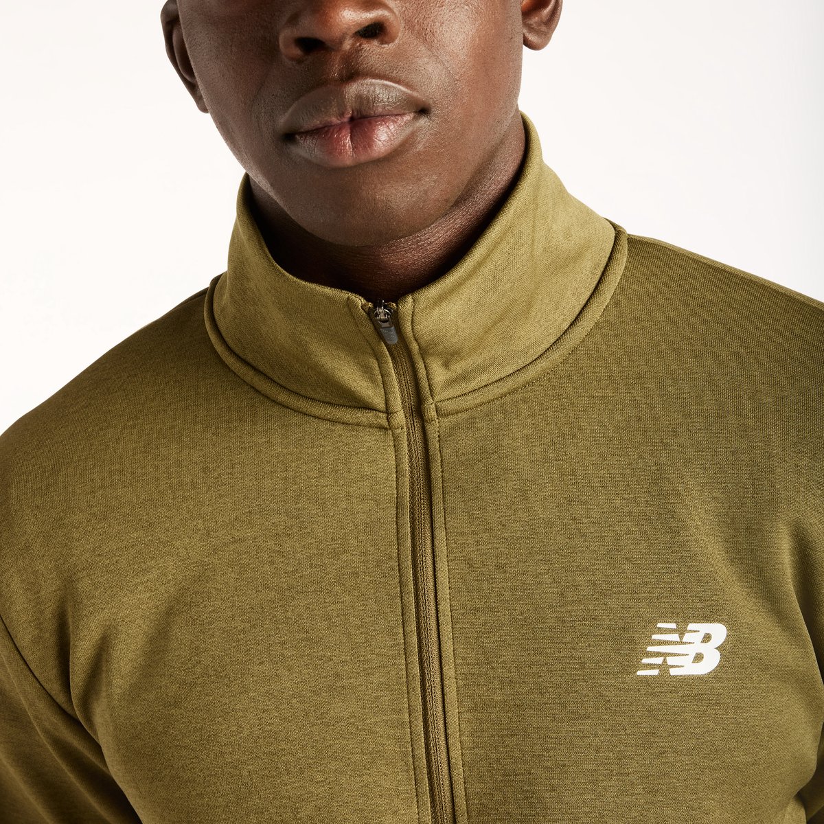 New Balance Sport Long Sleeve Shirt Heren Sporttrui - GREEN