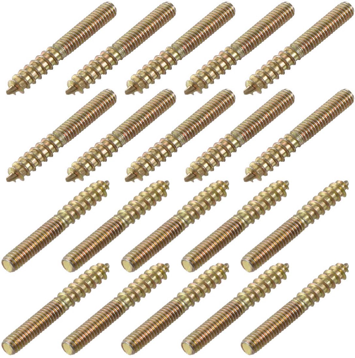 Map 20 stuks M4 x 25 mm schroeven houder schroeven kop twee schroeven zelfsnijdend meubel M4x30mm-20pcs