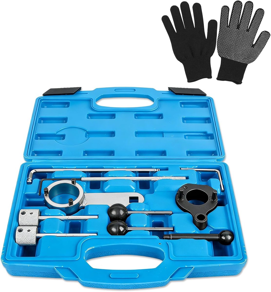 Motorafstelgereedschapsset: 10 stuks distributieriem wisselgereedschap, afstelgereedschap, motorblokkeringsgereedschap, motortuning gereedschapsset, gereedschap
