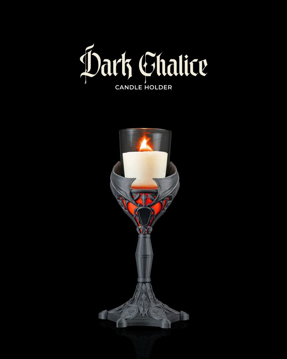 Dark Chalice - Dark decor interieuraccessoire - Decoratief statement item - woonaccessoire, bureau organizer, houder, kantoor, werkplek