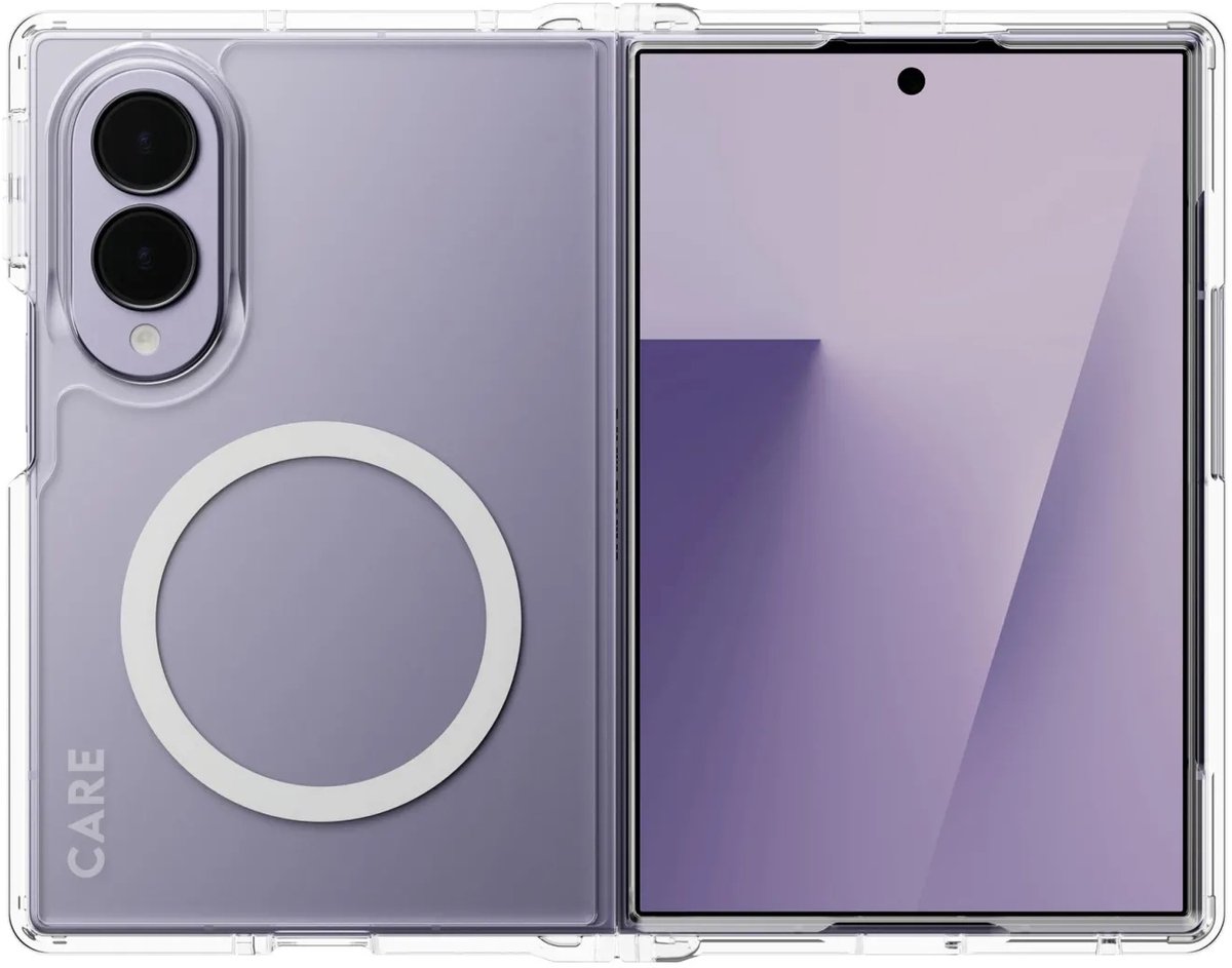 CARE by PanzerGlass Urban Combat Case geschikt voor Samsung Galaxy Z Fold 8 - Transparant — cadeau in Telefoon & Tablet - foto 2