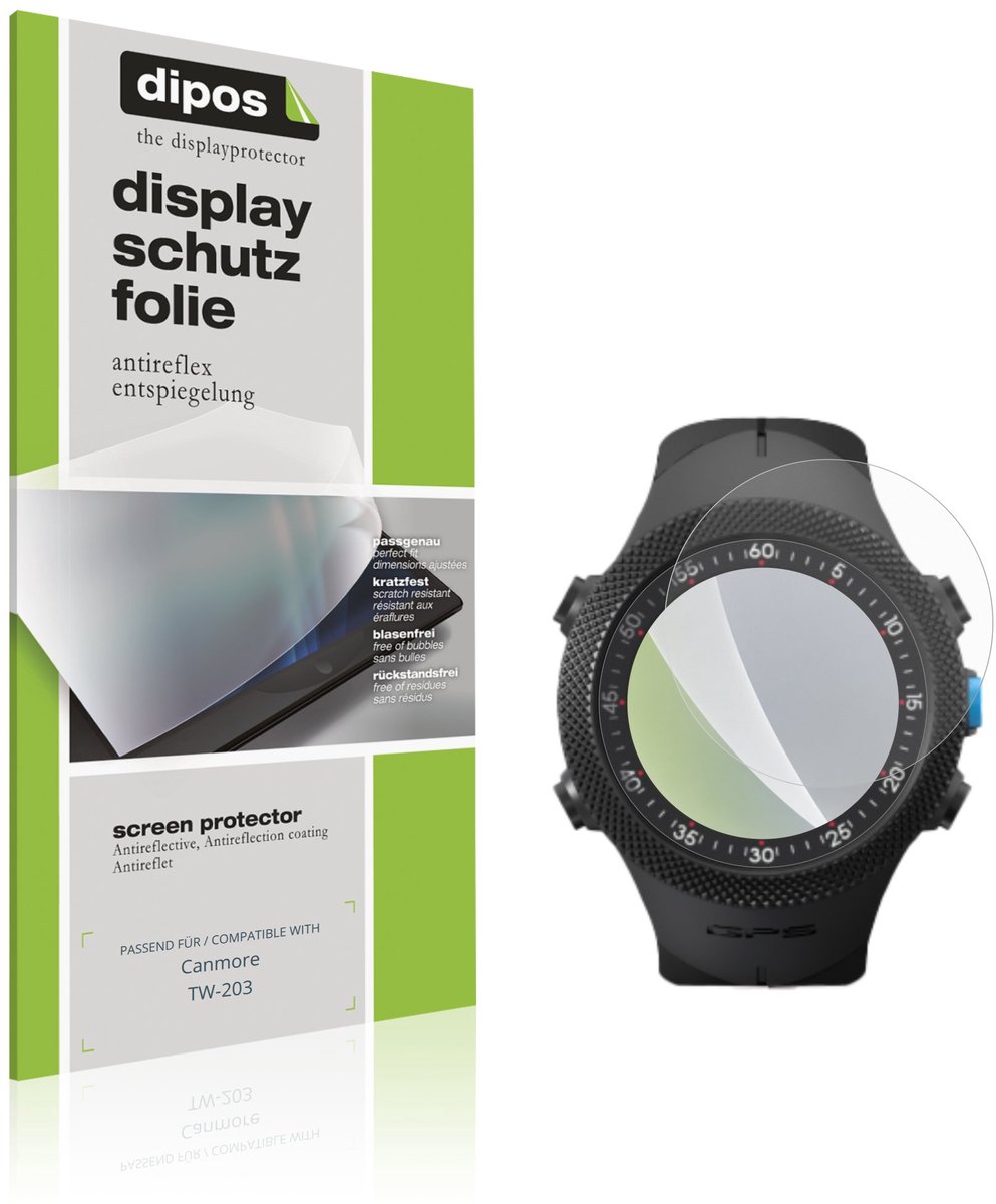dipos – 6x Matte Beschermfolie geschikt voor Canmore TW-203 | Krasbestendige & antireflecterende Screenprotector Ultra-Thin