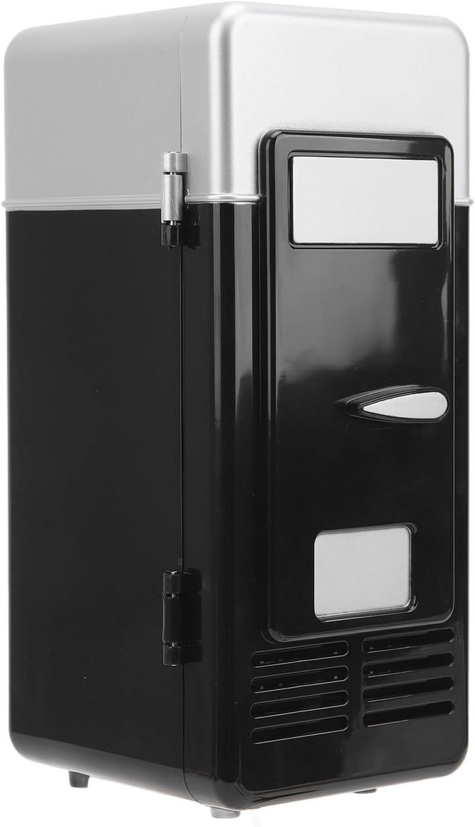 Mini Koelkast - Draagbare Cooler - Dranken Koelen - Energiebesparend - Compact Model - Zwart