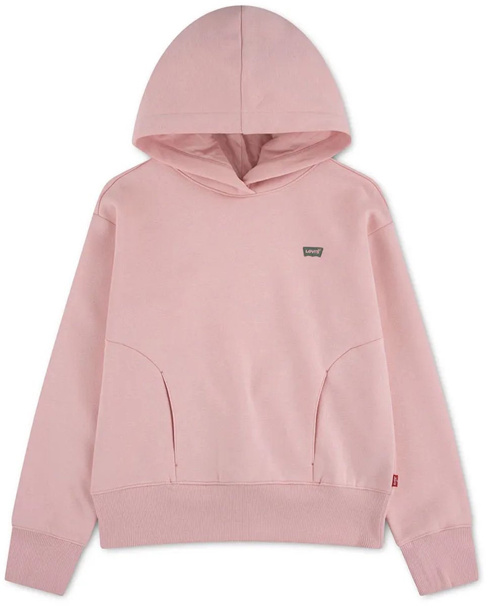 Levi´s ® Kids Batwing Patch Hoodie Roze 6 Years Meisje