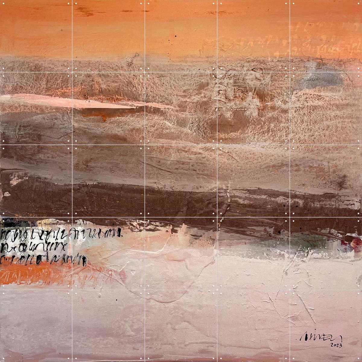 IXXI Journey Of The Mind, SüessART - 100 x 100 cm - Gratis ophangtool - Grote wanddecoratie en posters - Modern, Kwaststreken, Abstract, Gang, Trap