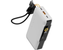 Xtorm NextGen 35W Powerbank 10.000 mAh - 2 x USB-C / 1 x USB-A - GRS Materiaal - Airport Proof - Wit