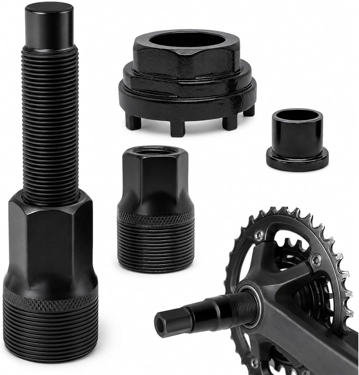 lockring tool, cranktrekker fiets, cranktrekker | fiets cranktrekker, 42 mm fiets trapas gereedschap met 8 tanden, voor vele soorten fietsen