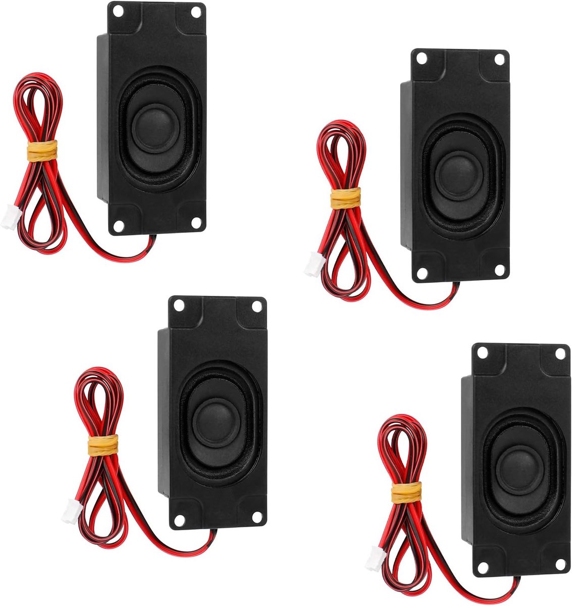 4 STKS 3 Watt 8 Ohm Micro Speaker Voor Reclamemachines, Kleine Elektronische Projecten, LCD TV Monitoren Met Breed Volledige Bereik