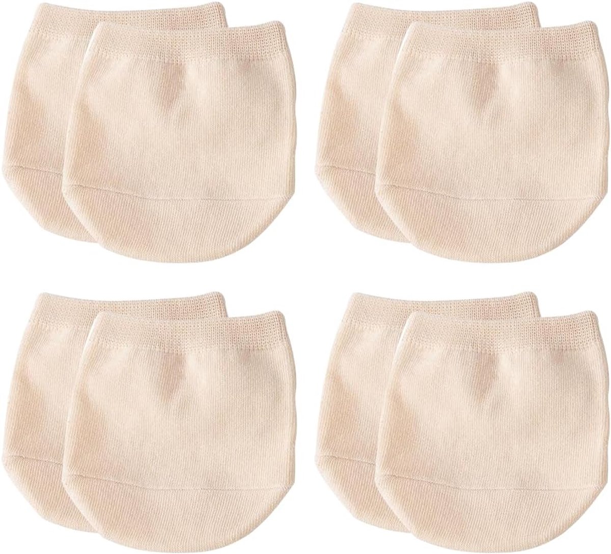 Sokken voor dames, onzichtbare antislip voetbescherming, ademend, slingback-sokken, halfhoge hakken voor dames en meisjes, ballerina's