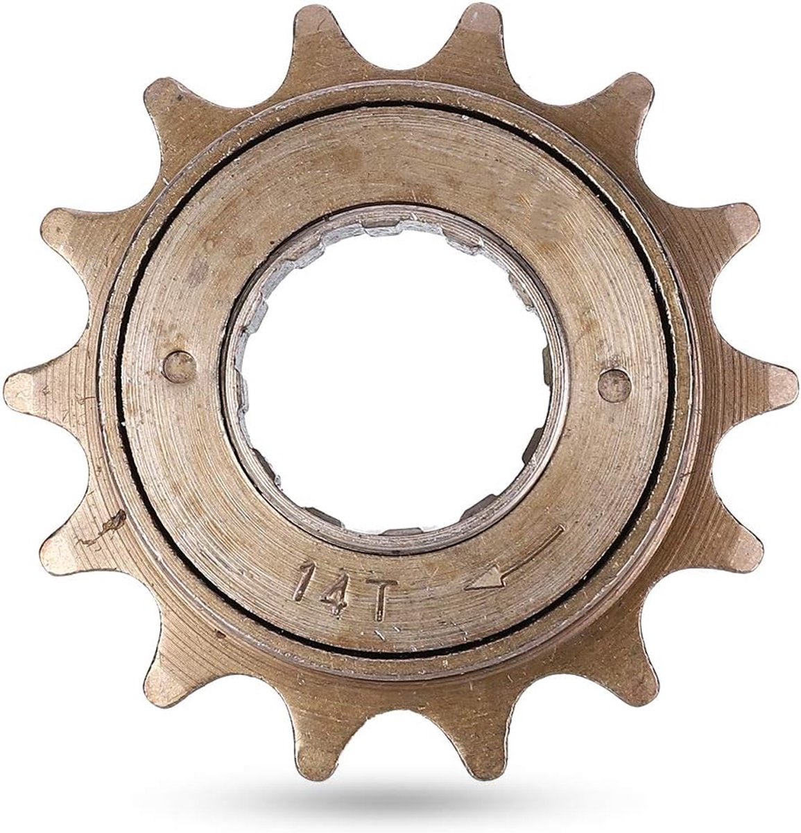 1 X Single Speed ​​Vliegwiel 14T Single Speed ​​Freewheel Vliegwiel Fiets Accessoire voor Mountain Road Fiets Vouwfiets