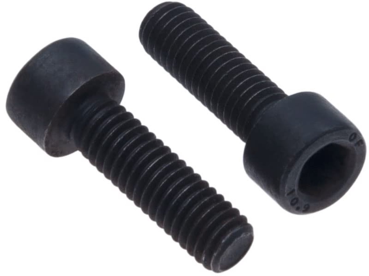 Hex Kopdopschroeven M5 (Pak van 10) Staalkwaliteit 10.9 Zeshoek Stopcontact Inbussleutel Schroef Bouten Draadbevestigingen Cilindrisch Gecertificeerde Standaard DIN912 Zwart (5mm x 20mm)