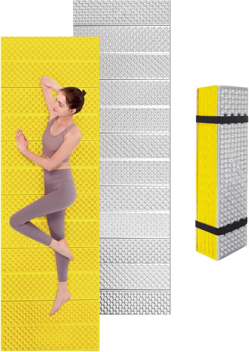 schuimrubberen isolatiemat, outdoor camping, thermomat, ultralichte isolatiemat, 180 x 60 cm, tent, strandmat voor reizen, wandelen, bergbeklimmen