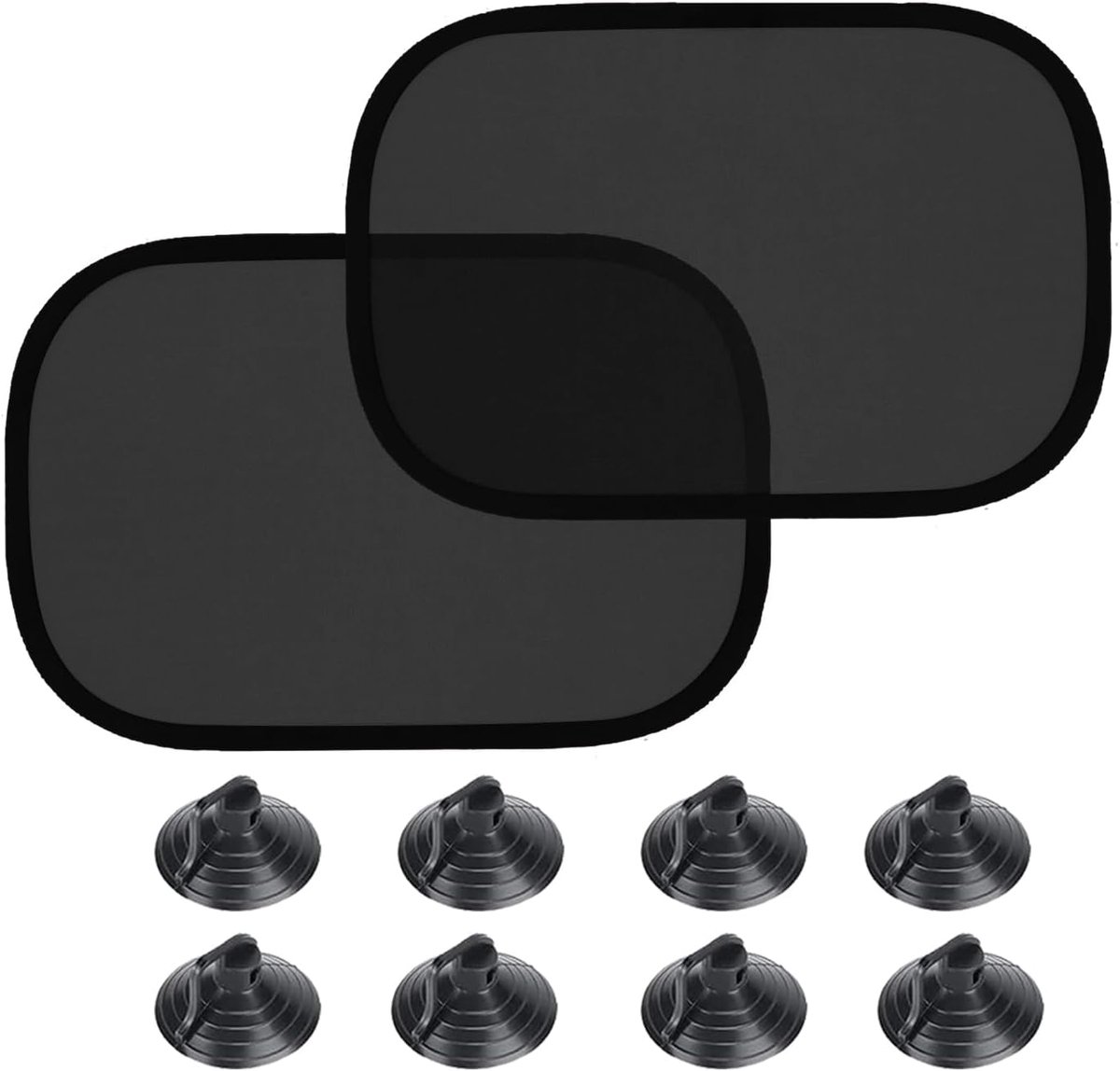 2 stuks autozonwering voor kinderen, 44 x 36 cm, universele zonwering voor auto, raam, auto-accessoires, zonneklep, uv-bescherming