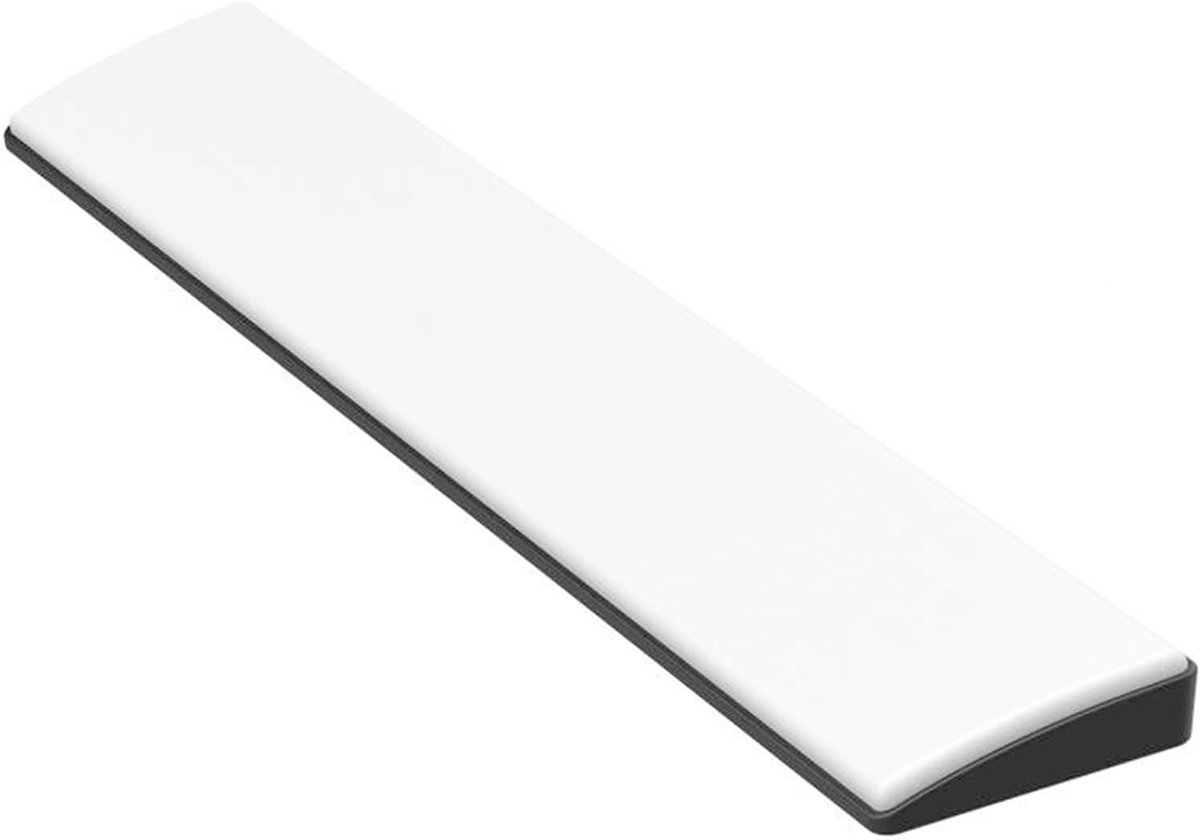 Polssteunen Voor 80% Compact Gaming Draadloos Office Mechanisch LED Backlit PC Toetsenbord Ergonomisch Faux Leather Wrist Support 6 Antislip Rubberen Voetjes Zacht Memory Foam Wrist Rest