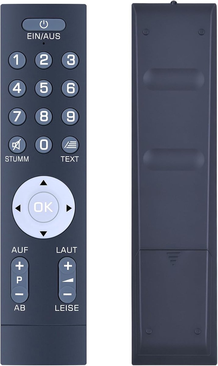 Vervangende Afstandsbediening Adaptive Seniors voor TechniSat apparaten 0000/3771, voor TechniSat lsizapper 0000/3773