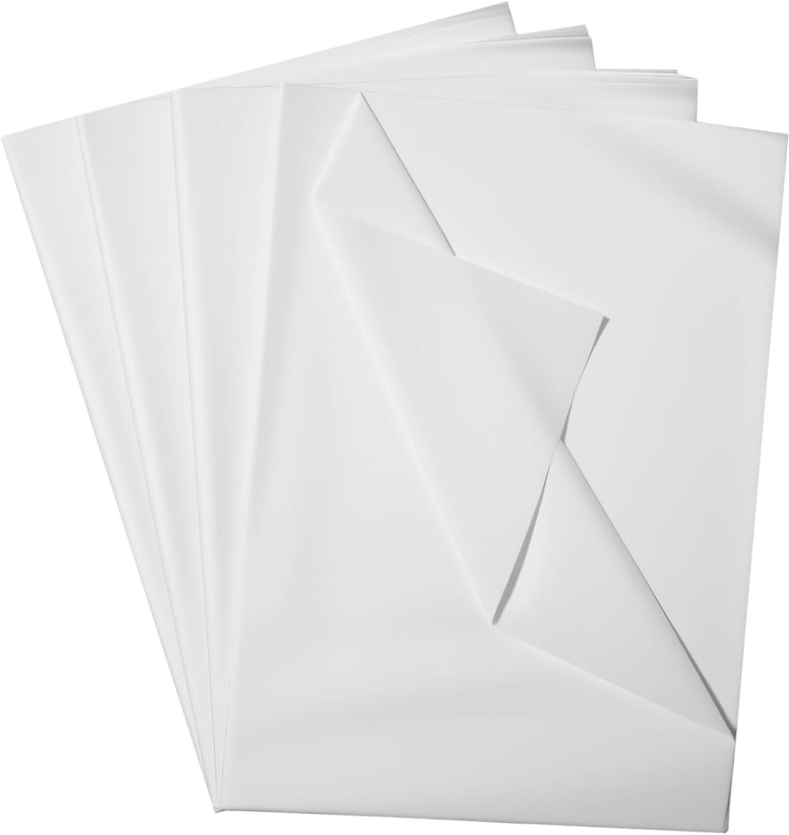 Zijdepapier, cadeaupapier zijdepapier, 70 x 50 cm wit verpakkingspapier voor Kerstmis cadeaupapier vulling bloemen kunstnijverheid verjaardag bruiloft decoratie, transparant papier
