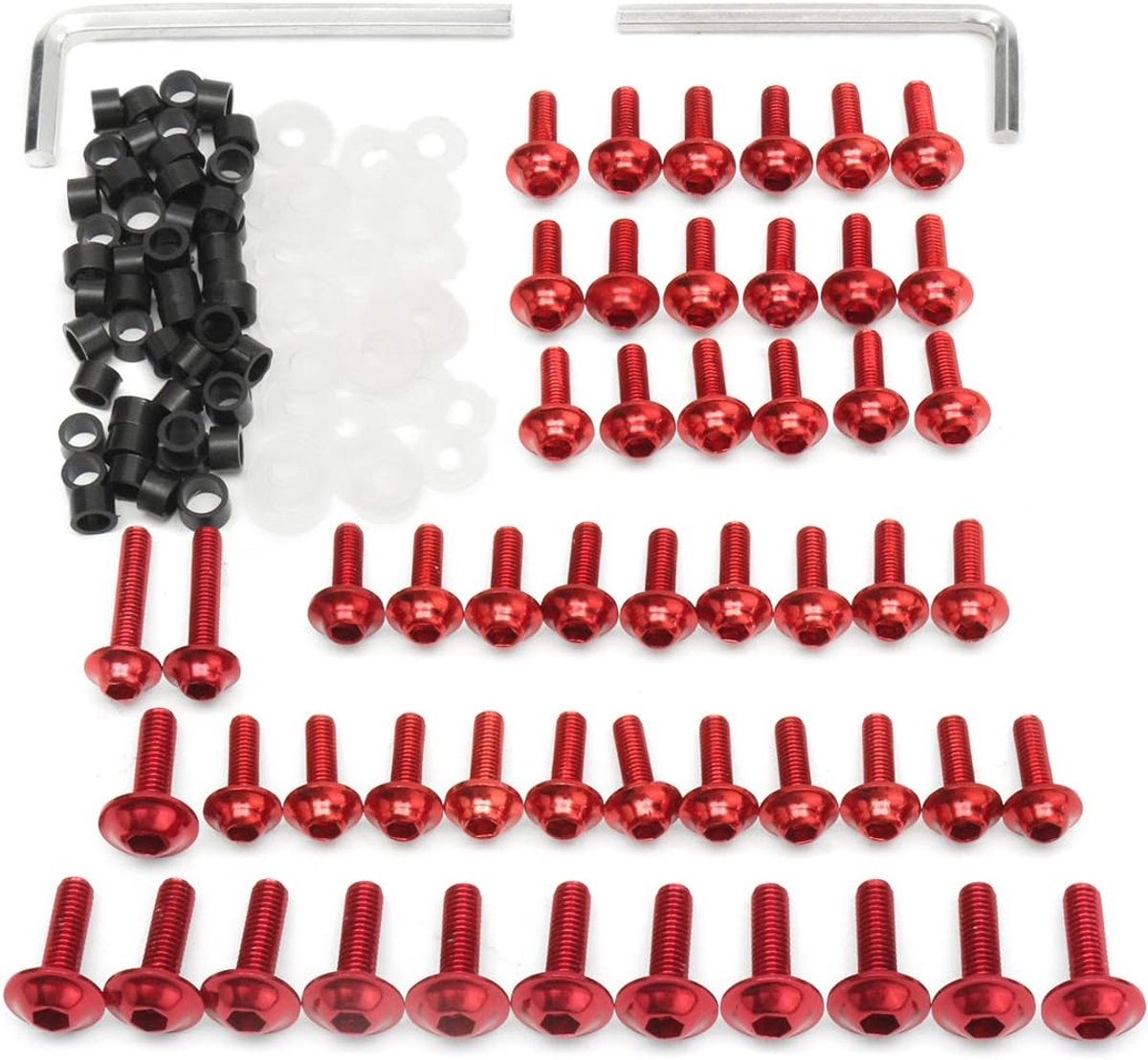 Motorfietsbekledingsschroevenkit bevestigingsklemmen schroeven voor Yamaha YZF R6 1999 2000 2001 2002