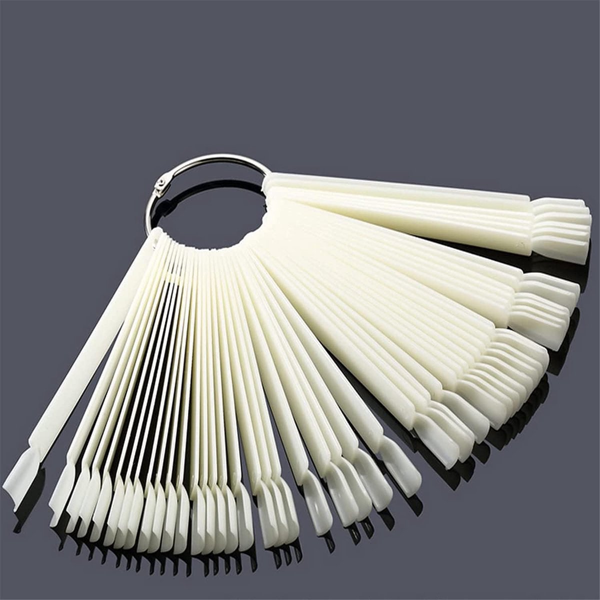 Tips Kleur Pop Sticks Display Fan, Gel Nail Colour Display Sticks (natuur)