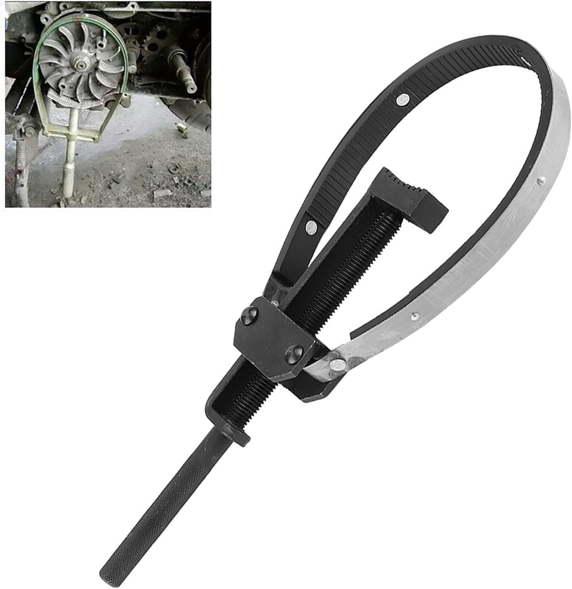vliegwiel houder, 330 mm / 13 inch vliegwiel wiel houder vaste sleutel verstelbare koppeling trekker trekker reparatie tool motorfiets atv accessoire