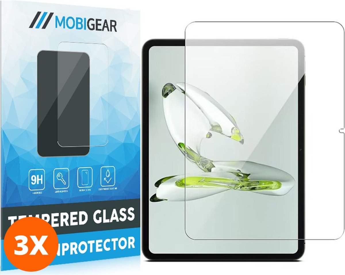 Mobigear Screenprotector geschikt voor OnePlus Pad Go Glazen | Mobigear Screenprotector - Case Friendly (3-Pack)