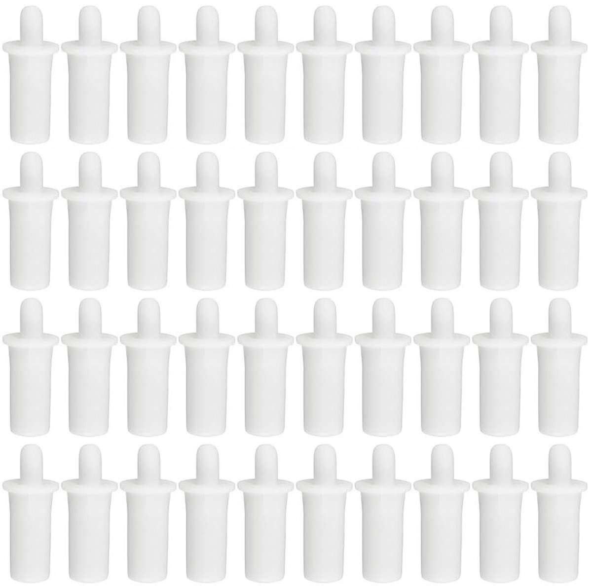 Dailygoods- Reparatiepennen 40 Stuks - Luik Reparatiepennen - Beweegbare Onderdelen - Veerbelast Ontwerp - 20mm x 7.8mm - Voor Thuis/Winkel/Kantoor - Jaloeziepennen