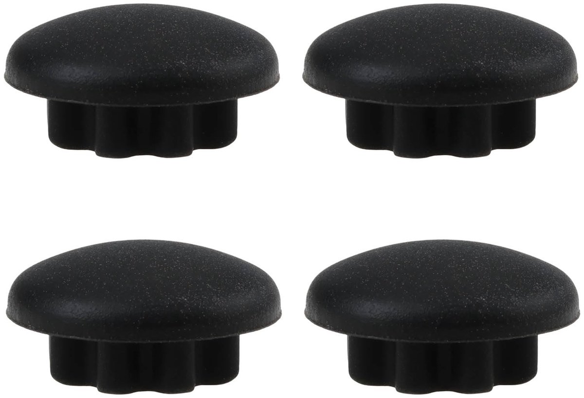 Dailygoods- Schroefdopafdekkingen 4 Stuks - Rubber - 10mmx7mm - Compatibel met SMEV/Dometic - Gootsteen/Kookplaat/Fornuis - Schadepreventie - Schroefdoppen