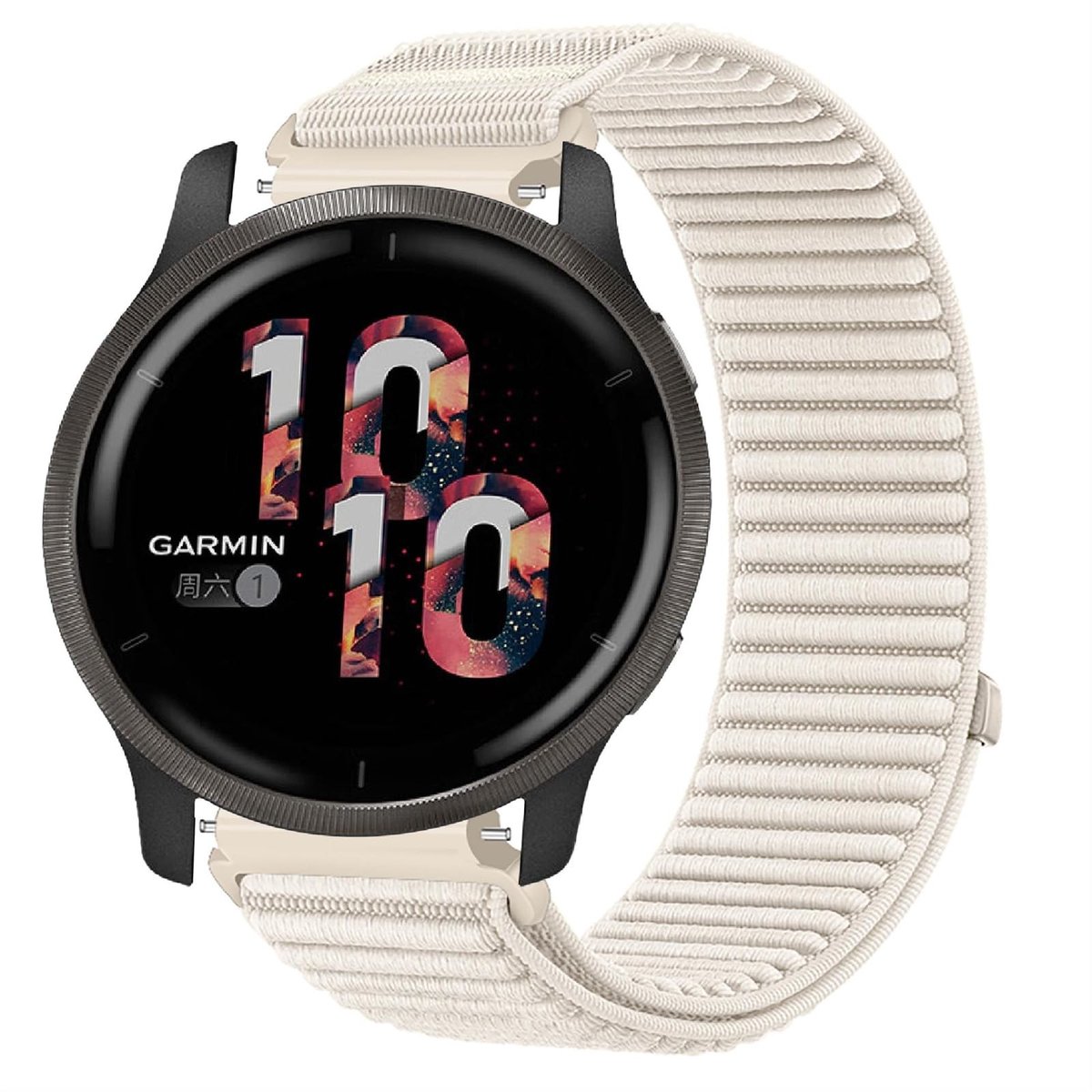 Dailygoods - Sportieve Nylon Vervangband voor Garmin Venu 2