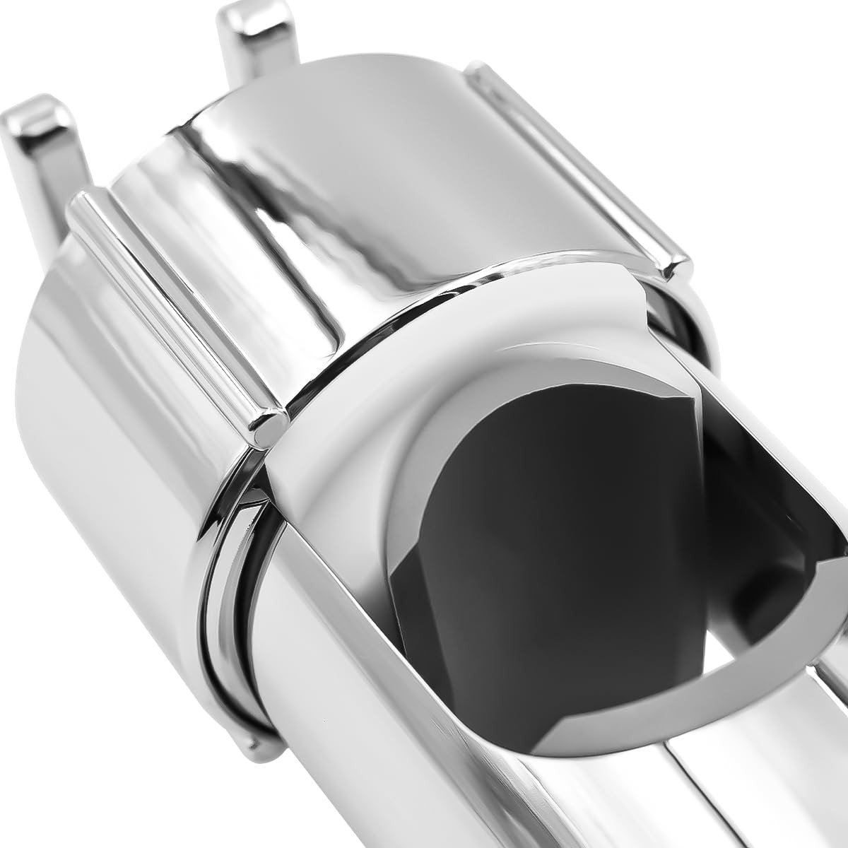 Dailygoods- Handdouchehouder 360° draaibaar - Douchekophouder - Verstelbaar - Corrosiebestendig - Robuust - Geschikt voor douchestangen 16-27 mm - Douchehouder