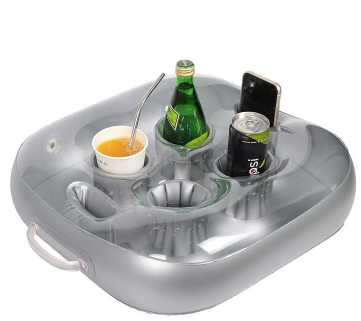 Dailygoods - Opblaasbare IJsemmer met Bekerhouders voor Poolparty's en Buitenevenementen