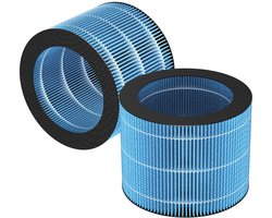 Dailygoods- Vervangingsfilter 2 Stuks - Compatibel met Philips AMF220/15 - HU3916/HU3918/HU2716/HU2718 - Vervangt FYM220/30/FY3446/30 - Maximale hydratatie - Meer dan 50.000 microporiën - Luchtfilter