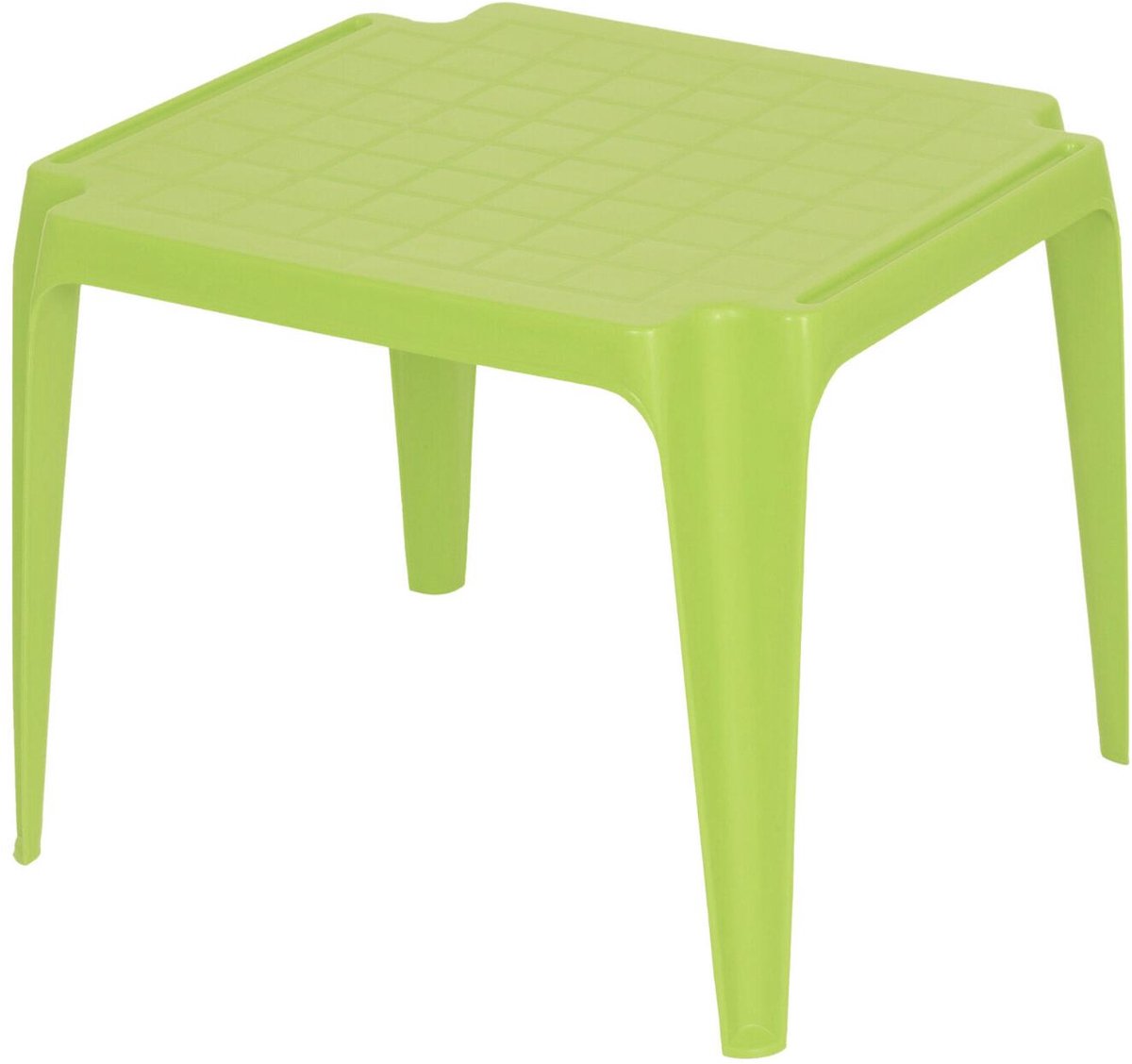 Pro Garden Kindertafel - kunststof - groen - 56 x 51 x 44 cm - camping - tuin - tafeltje