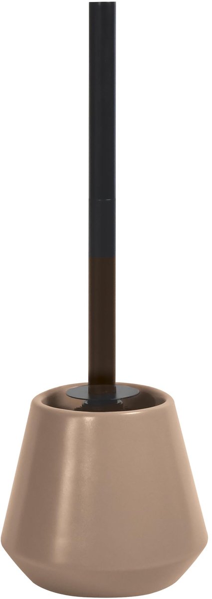 - WC Borstel Joshua in Steengoed 13,5 x 38,5 cm - Effectieve Reiniging - Modern Design en Elegante Afwerking - Makkelijk Schoon te Maken - Stevig en Betrouwbaar - Cappuccino