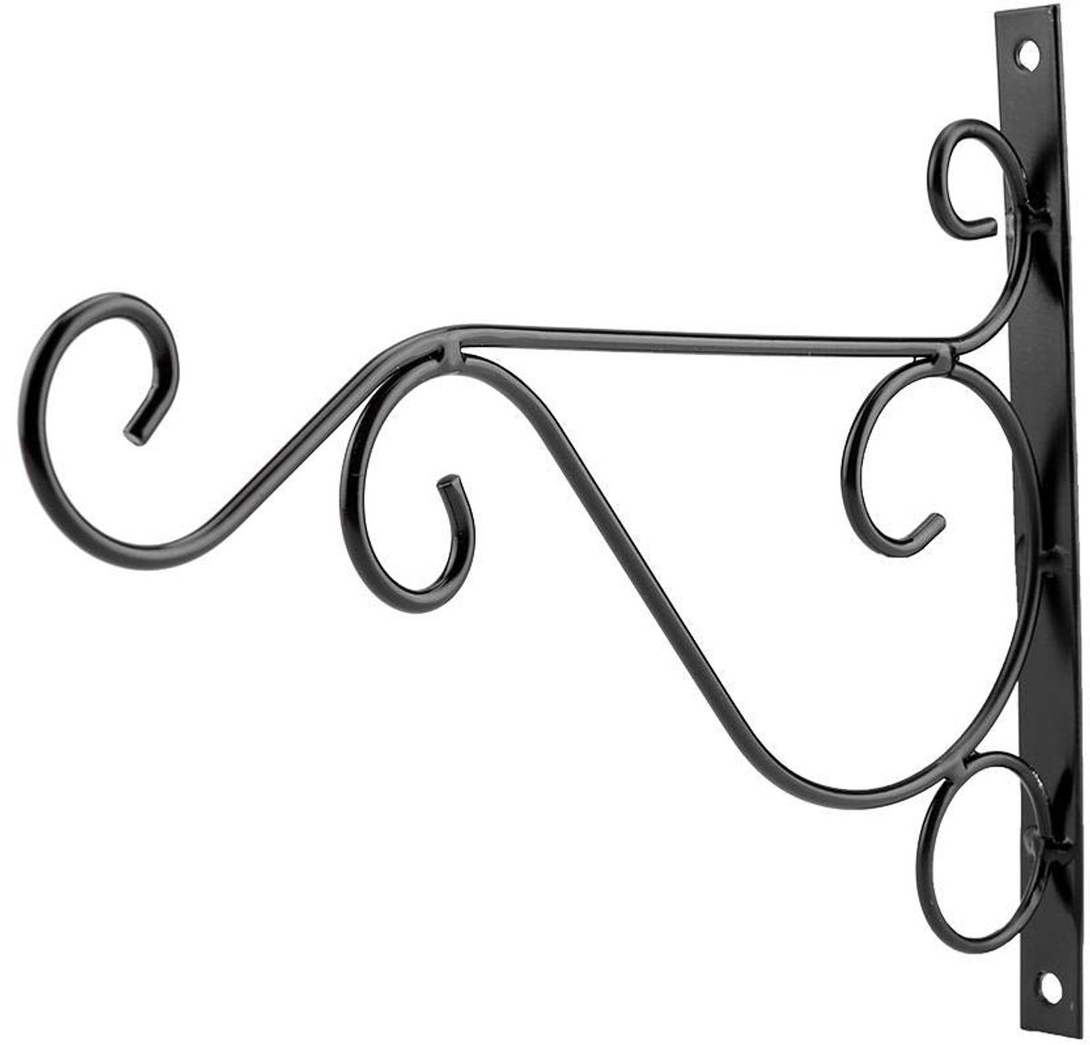Plant Haak Opknoping Plant Beugel Muur Plant Hanger voor Indoor Outdoor Bloempot Windgong Lantaarn Vogel Feeder(Zwart)