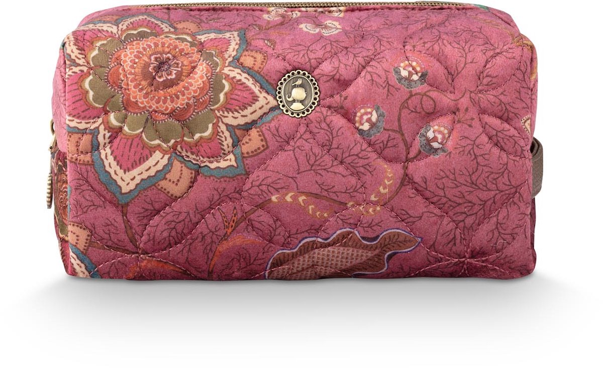 Pip Studio - Toilettas - Coco Medium Mumbai Morning - Roze - 21,5x10x10,5cm