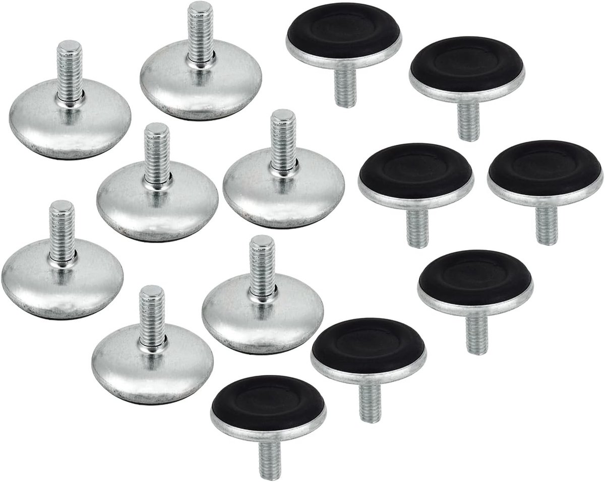 Verstelbare Meubelpoten, 14 Stuks, Perfect voor Kasten, Banken, Bureau en Stoelen, Geluiddemping en Krassenbescherming