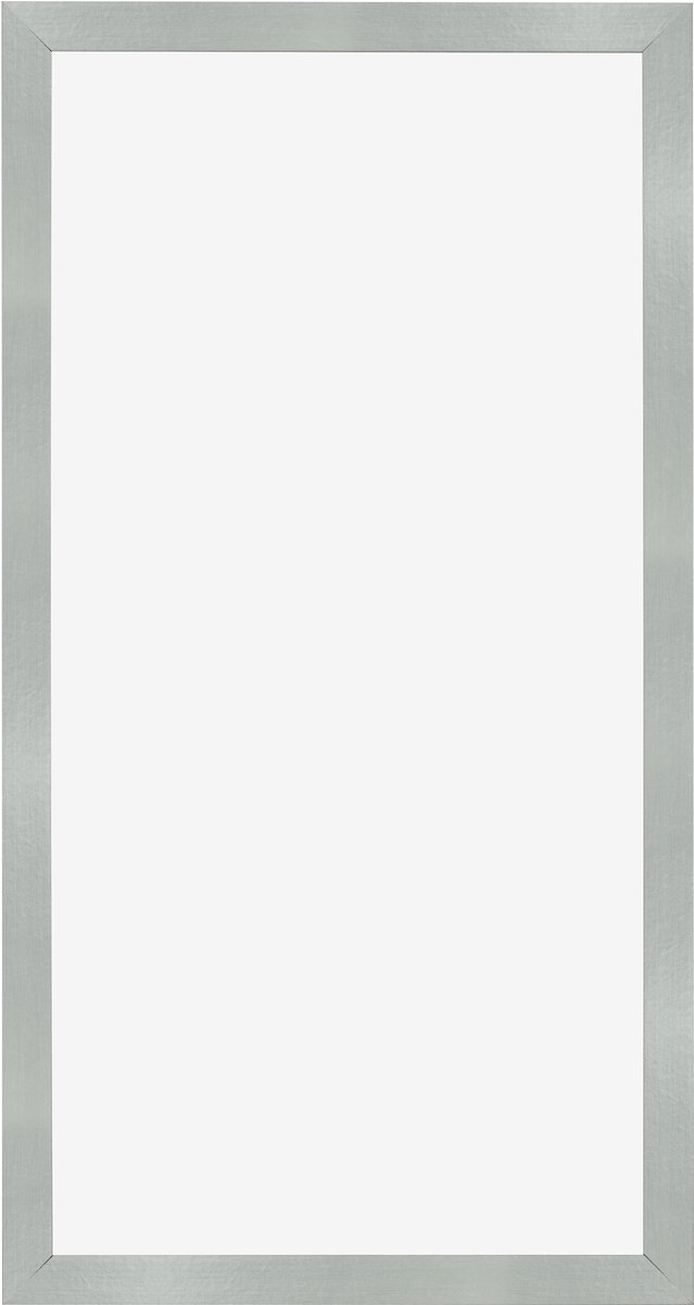 Fotolijst 40x80 cm - MDF - Aluminium Geslepen - Benno