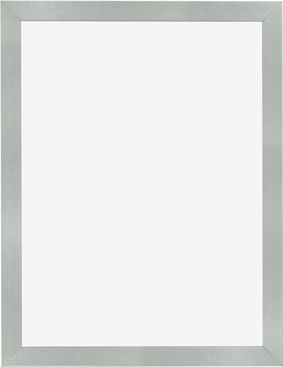 Fotolijst 24x32 cm - MDF - Aluminium Geslepen - Benno