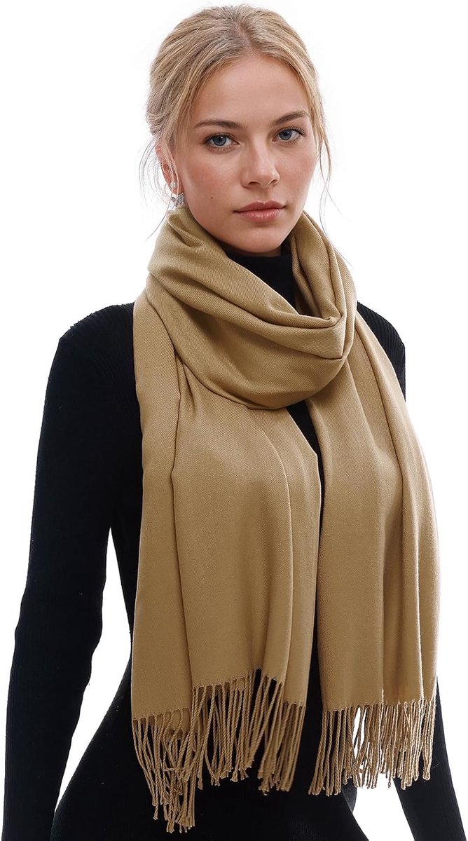 Dames sjaal Winter Herfst – Warme Zachte Omslagdoek Shawl – 70 x 200 cm