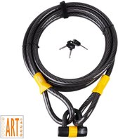 VINZ Kibo Kabelslot 5 Meter - ART 1 Slot - VBV & CCV Goedgekeurd Bootslot Verzekering - 20mm Kabel - 500cm