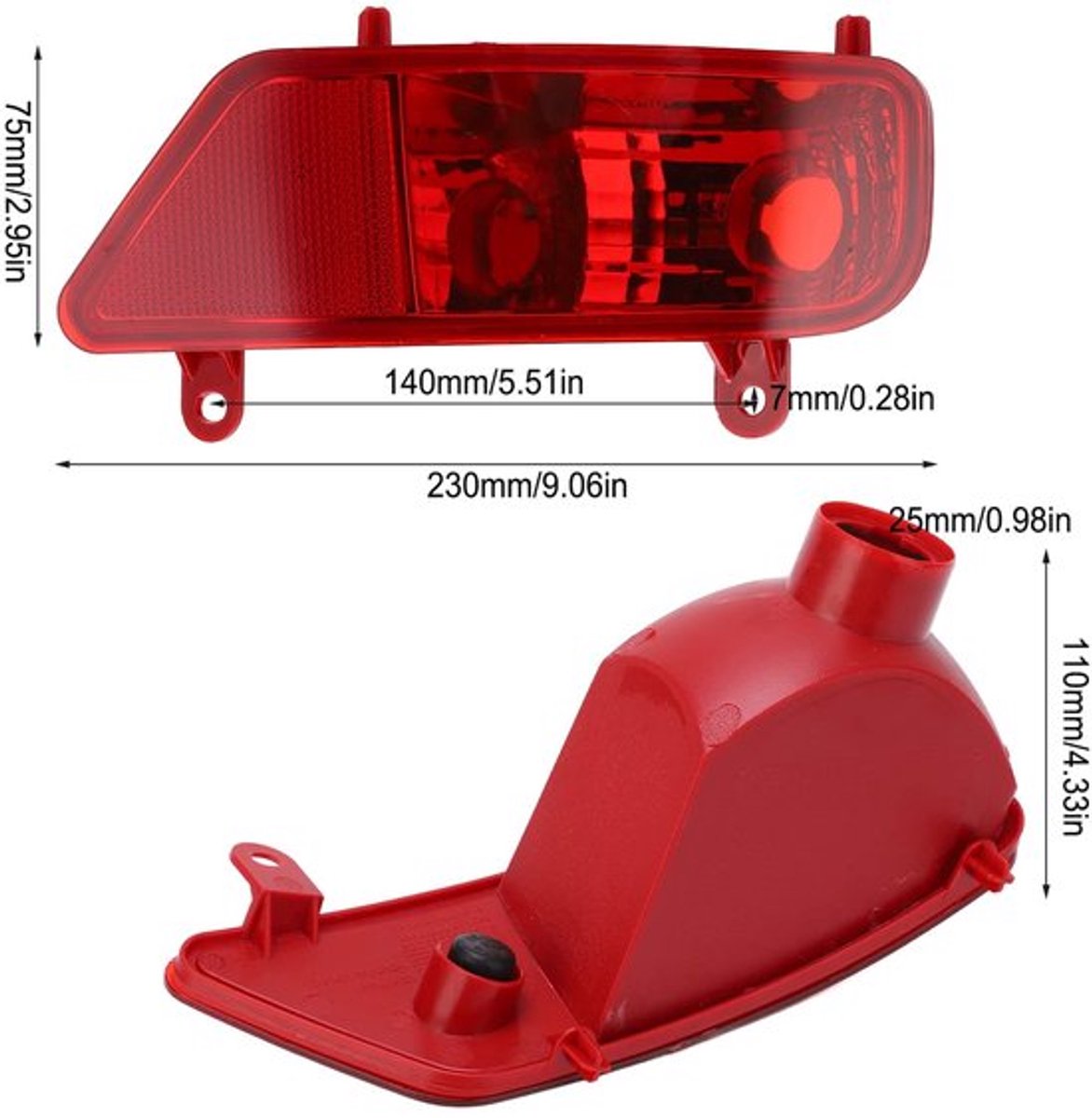 Store_9 - Auto Mistachterlicht - Vervangend Auto-onderdeel