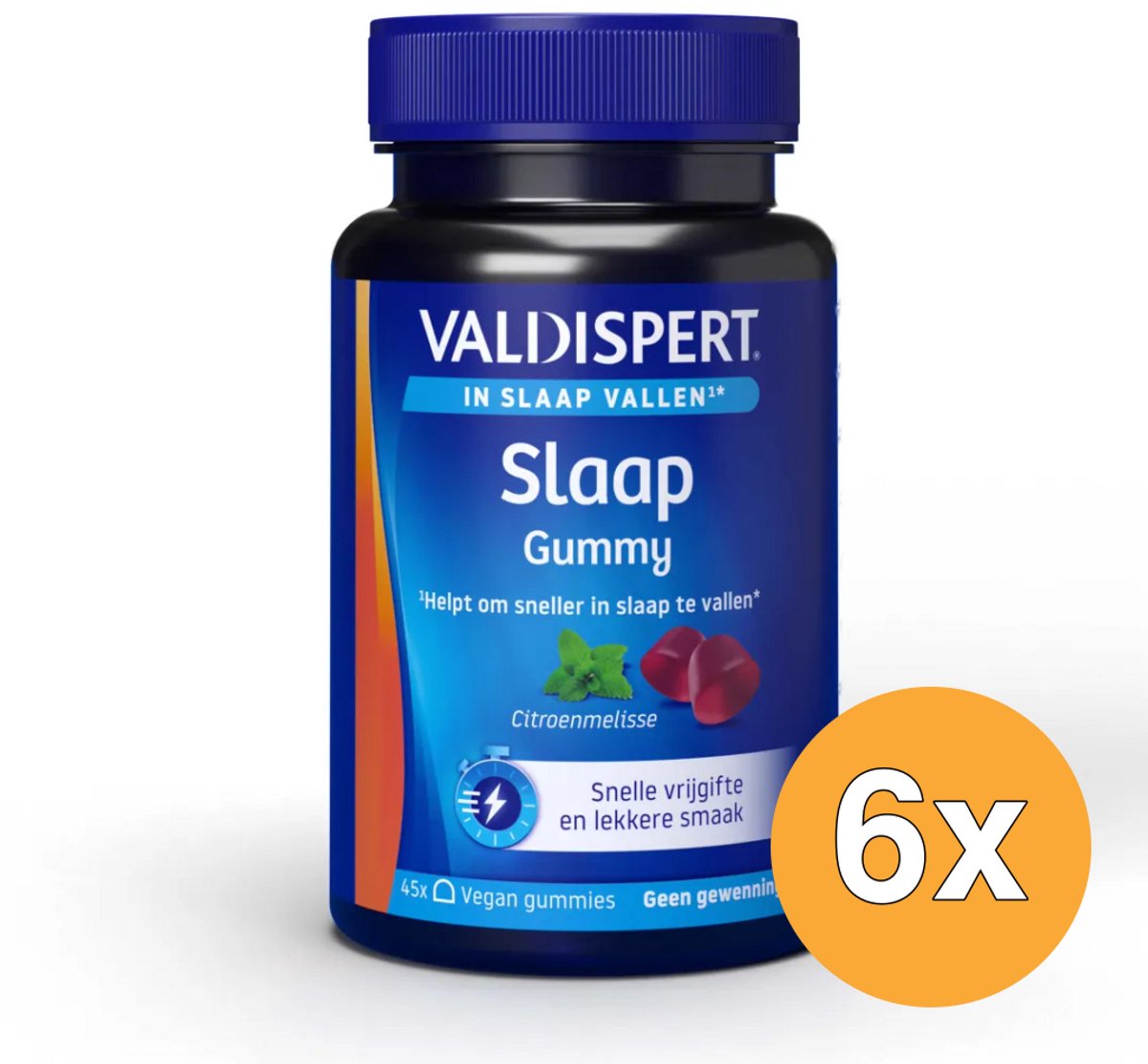 6x Valdispert Slaap Gummy (45 Vega Gummies)