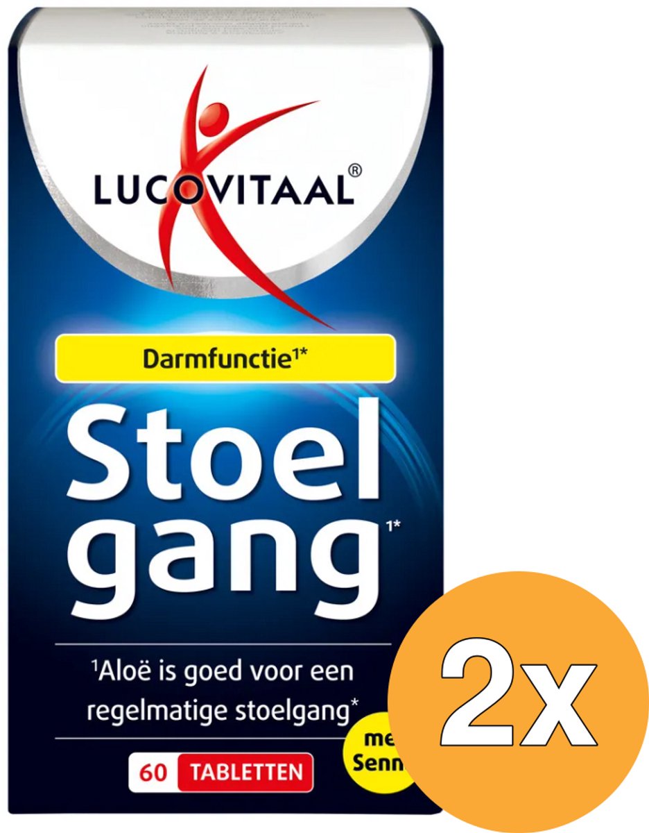 2x Lucovitaal Stoelgang met Senna (60 tabletten)