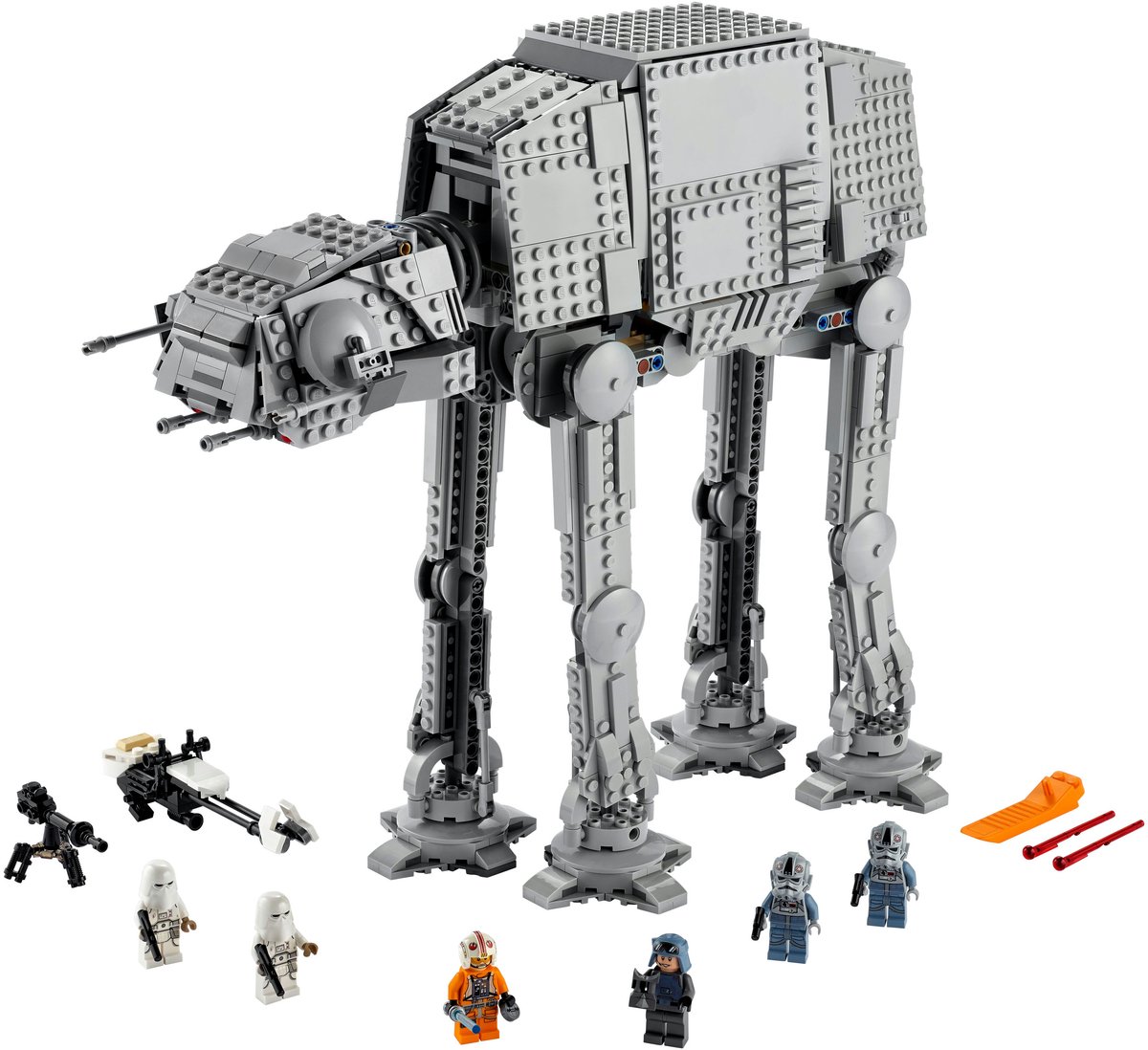 LEGO® Star Wars™ AT-AT™ 75288 bouwset, leuke speelset voor kinderen die spannende missies uit het Star Wars universum en scènes uit de klassieke Star Wars trilogie willen naspelen (1267 onderdelen) — afbeelding 9