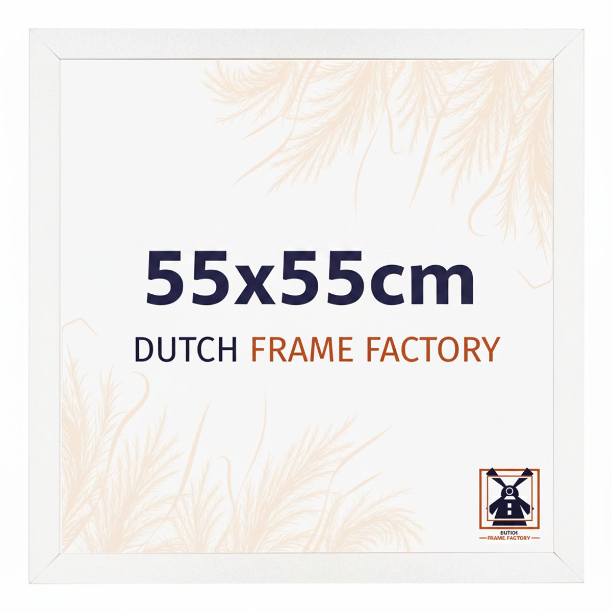 Fotolijst 50x75 cm - MDF - Wit Hoogglans - Benno