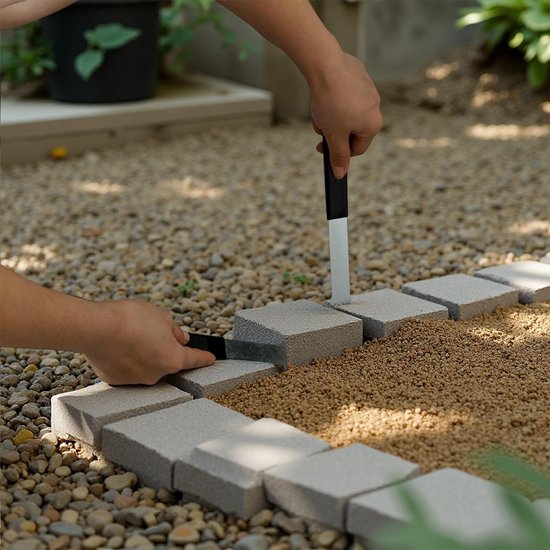 Solidchoice - Set van 2 Paving Stone Verwijderaars met Antislip Handgreep van Solidchoice — afbeelding 5