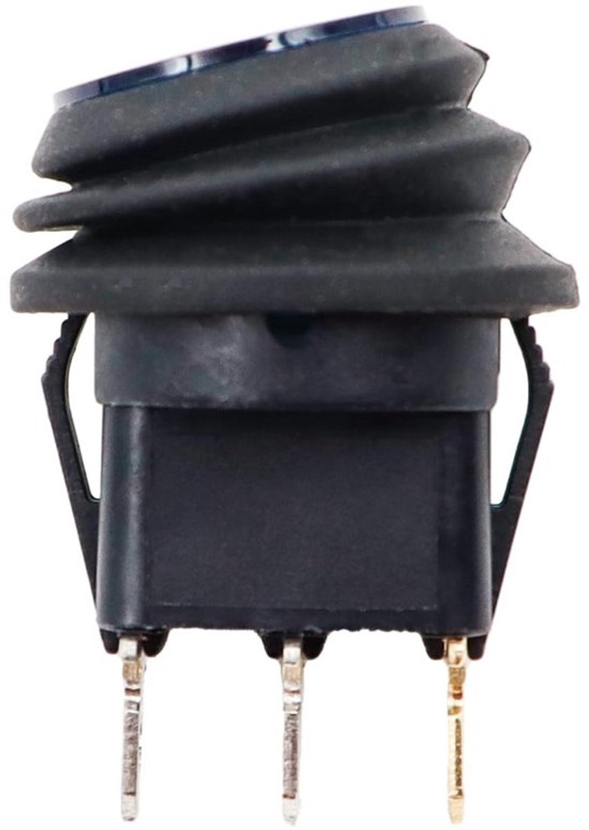 Dailygoody - LED Tuimelschakelaar - Waterdicht - Blauw - Voor Auto