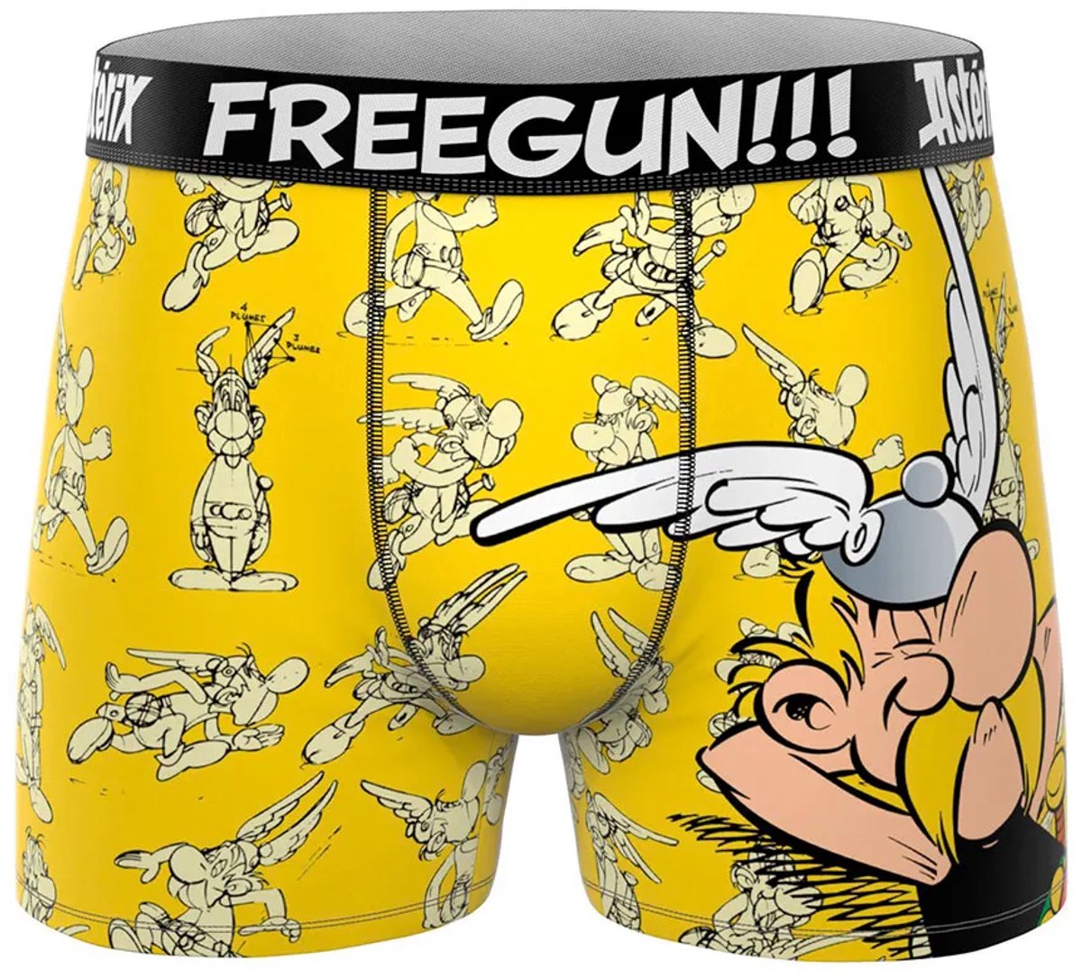 Freegun Asterix & Obelix Sky Boxers Geel L Man