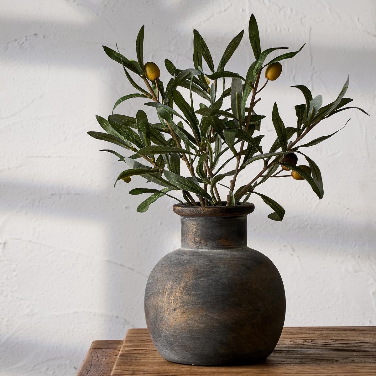 Vaas | 6 inch aardewerk decoratieve bloem | Boho | terracotta vaas voor woondecoratie tafe