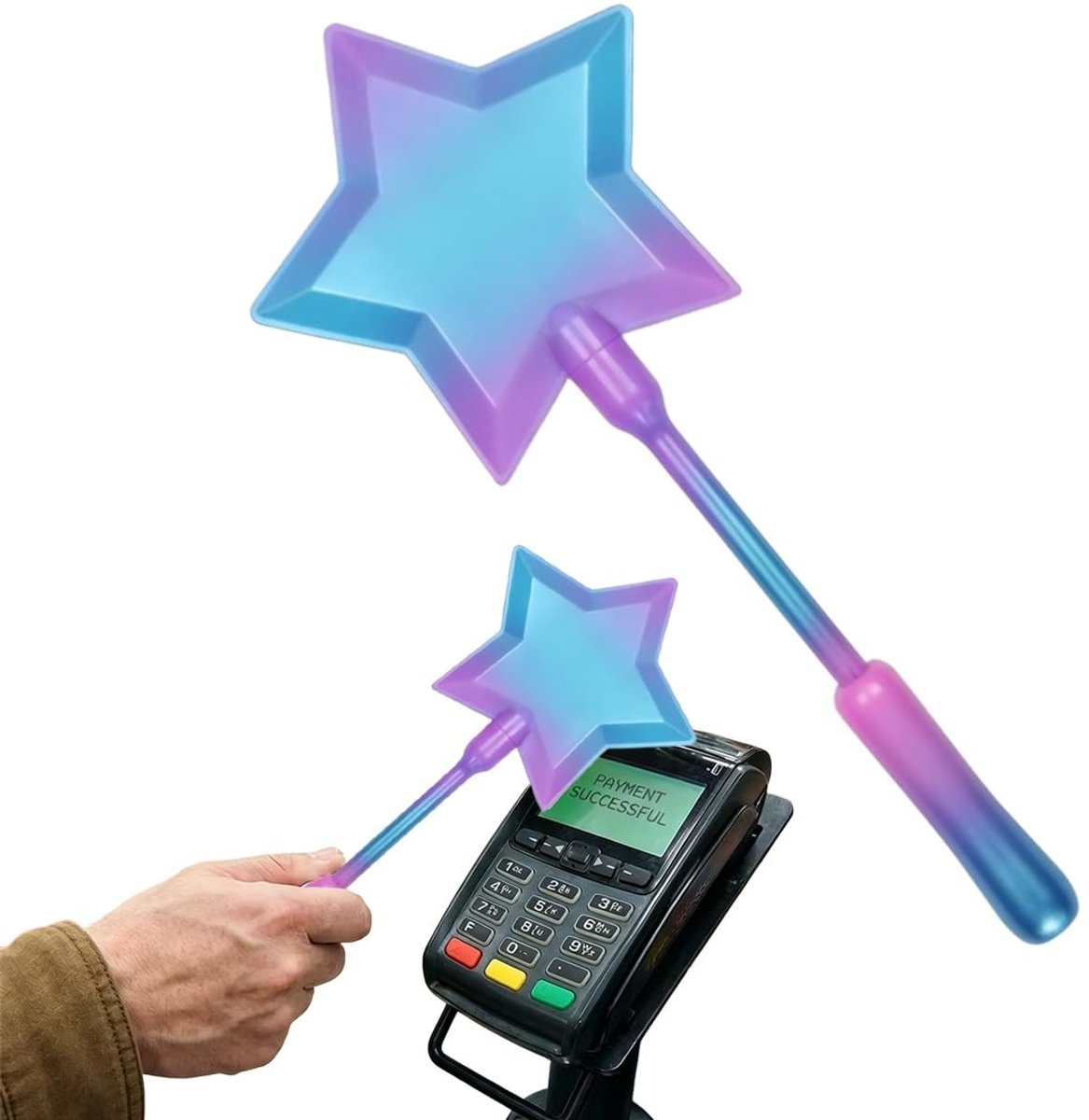 Dailygoods- Kaarthouder Innovatief 3D-ontwerp - Contactloze Betaling - Magische Toverstaf - Discrete Verpakking - PLA-Kunststof - Betere Zichtbaarheid - Creditcardhouder