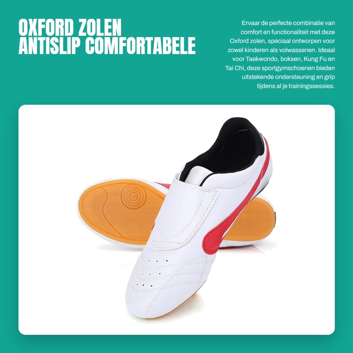 Dailygoods- Sportgymschoenen Antislip - Oxford Zolen - Hoogwaardig Leer - Uniseks - Vechtsport - Comfortabele Draagervaring - Vechtsportschoenen